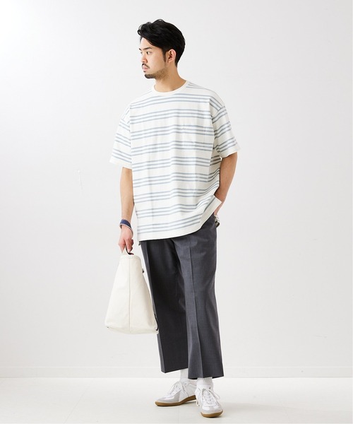 417 EDIFICE(フォーワンセブンエディフィス)の「"ワイド"【allery / アレリ―】 T/Wスラックス(スラックス・メンズ・ブラック/グレー・SMALL/MEDIUM/LARGE)」の17枚目の写真