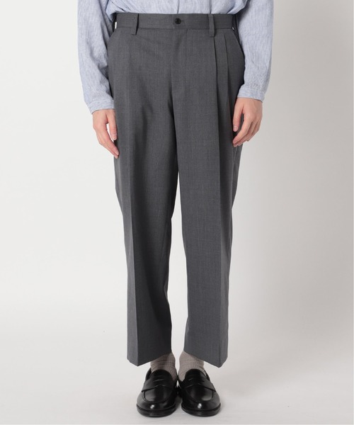 417 EDIFICE(フォーワンセブンエディフィス)の「"ワイド"【allery / アレリ―】 T/Wスラックス(スラックス・メンズ・ブラック/グレー・SMALL/MEDIUM/LARGE)」の3枚目の写真