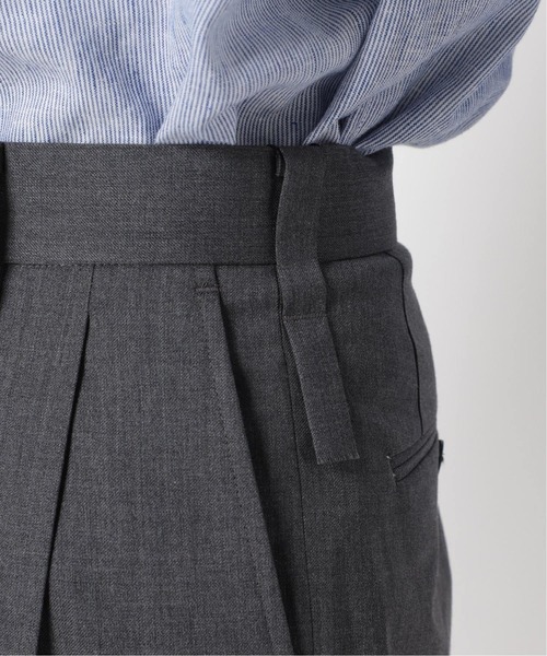 417 EDIFICE(フォーワンセブンエディフィス)の「"ワイド"【allery / アレリ―】 T/Wスラックス(スラックス・メンズ・ブラック/グレー・SMALL/MEDIUM/LARGE)」の6枚目の写真