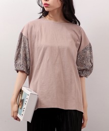 FUNALIVE（ファンアライブ）の「Ladies apparel  ボリュームフラワースリーブ（Tシャツ/カットソー）」