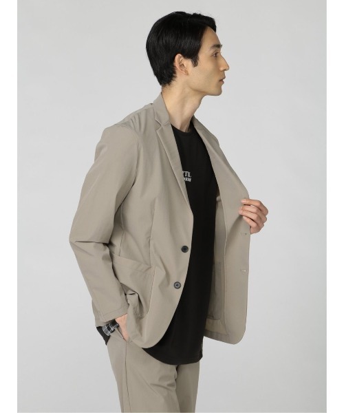 semantic design(セマンティックデザイン)の「セマンティックデザイン/semantic design 接触冷感ストレッチ セットアップ 2ボタンジャケット(セットアップパンツございます)(テーラードジャケット・メンズ・ベージュ/カーキ・MEDIUM/LARGE)」の20枚目の写真