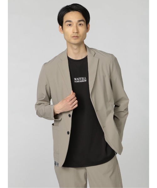 semantic design(セマンティックデザイン)の「セマンティックデザイン/semantic design 接触冷感ストレッチ セットアップ 2ボタンジャケット(セットアップパンツございます)(テーラードジャケット・メンズ・ベージュ/カーキ・MEDIUM/LARGE)」の21枚目の写真