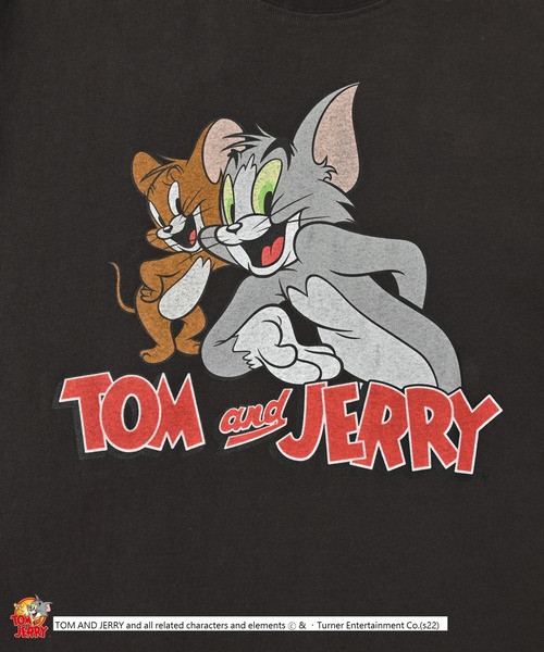 Tom＆Jerry（トムアンドジェリー）の「【トムとジェリー】プリント半袖Tシャツ（80～140cm）（Tシャツ/カットソー・キッズ・ホワイト/ライトブルー/ブラック/パープル・90/100/110/120/80/130/95/140/150）」の9枚目の写真
