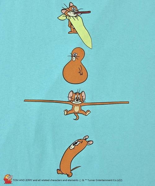 Tom＆Jerry（トムアンドジェリー）の「【トムとジェリー】プリント半袖Tシャツ（80～140cm）（Tシャツ/カットソー・キッズ・ホワイト/ライトブルー/ブラック/パープル・90/100/110/120/80/130/95/140/150）」の18枚目の写真