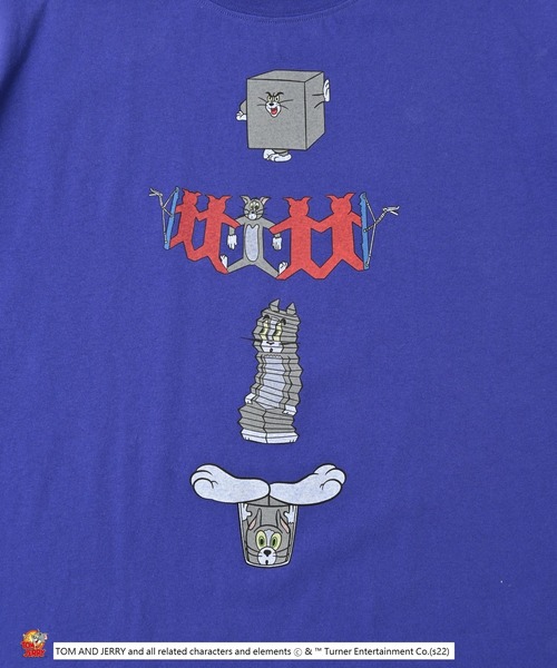 Tom＆Jerry（トムアンドジェリー）の「【トムとジェリー】プリント半袖Tシャツ（80～140cm）（Tシャツ/カットソー・キッズ・ホワイト/ライトブルー/ブラック/パープル・90/100/110/120/80/130/95/140/150）」の14枚目の写真