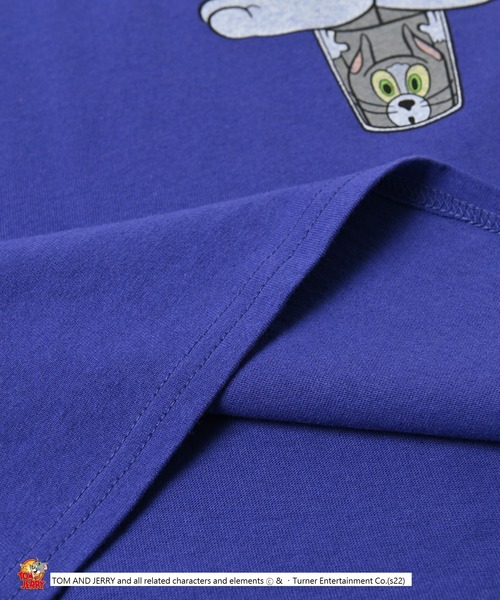 Tom＆Jerry（トムアンドジェリー）の「【トムとジェリー】プリント半袖Tシャツ（80～140cm）（Tシャツ/カットソー・キッズ・ホワイト/ライトブルー/ブラック/パープル・90/100/110/120/80/130/95/140/150）」の10枚目の写真