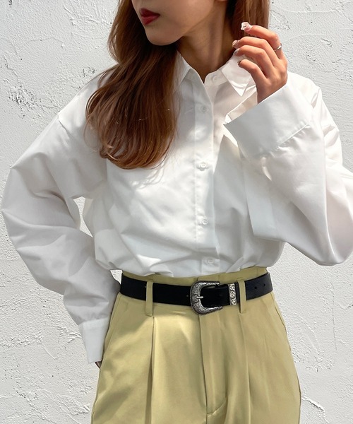 apres jour mignon(アプレジュールミニョン)の「袖スリットシャツ【ZOZOTOWN限定アイテム】(シャツ/ブラウス・レディース・ブルー/ブラック/オフホワイト・X-LARGE/フリー)」の7枚目の写真