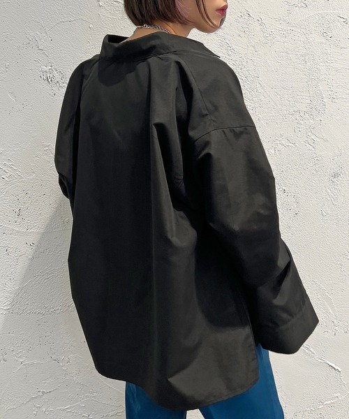 apres jour mignon(アプレジュールミニョン)の「袖スリットシャツ【ZOZOTOWN限定アイテム】(シャツ/ブラウス・レディース・ブルー/ブラック/オフホワイト・X-LARGE/フリー)」の14枚目の写真