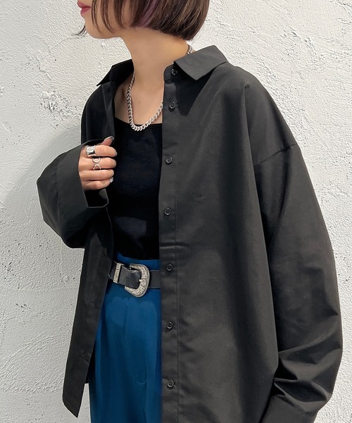 apres jour mignon(アプレジュールミニョン)の「袖スリットシャツ【ZOZOTOWN限定アイテム】(シャツ/ブラウス・レディース・ブルー/ブラック/オフホワイト・X-LARGE/フリー)」の16枚目の写真