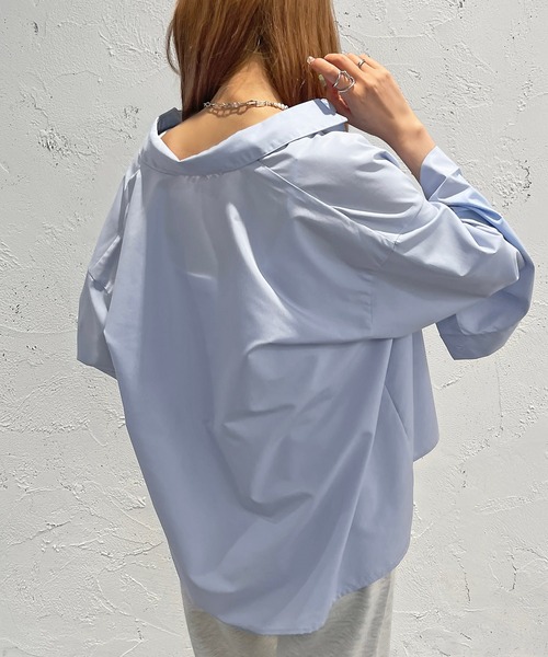 apres jour mignon(アプレジュールミニョン)の「袖スリットシャツ【ZOZOTOWN限定アイテム】(シャツ/ブラウス・レディース・ブルー/ブラック/オフホワイト・X-LARGE/フリー)」の22枚目の写真