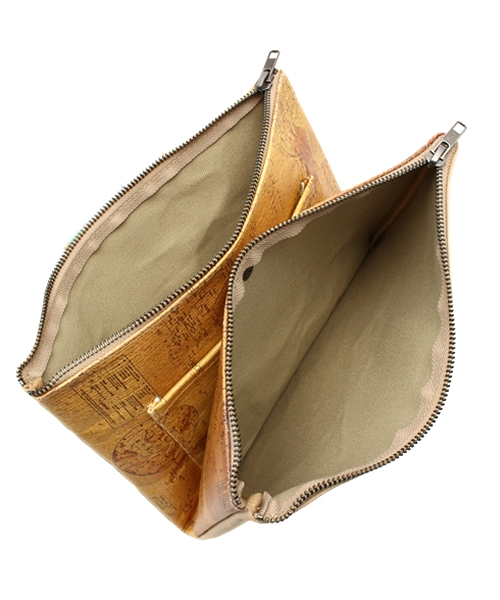 MATATABI（マタタビ）の「MATATABI スモールクラッチバッグ『PARIS』（クラッチバッグ・メンズ・ベージュ・FREE）」の3枚目の写真