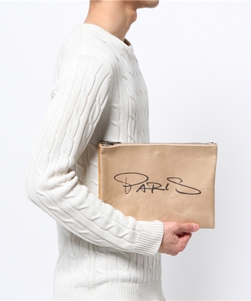 MATATABI（マタタビ）の「MATATABI スモールクラッチバッグ『PARIS』（クラッチバッグ・メンズ・ベージュ・FREE）」の11枚目の写真
