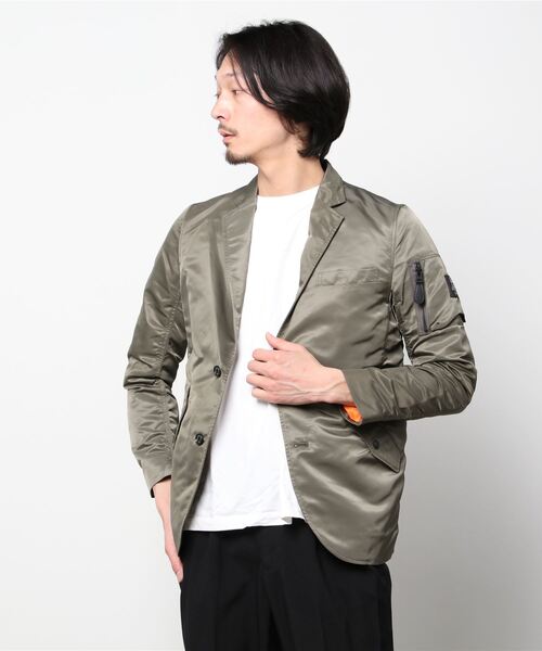 A BATHING APE（アベイシングエイプ）の「MILITARY TAILORED JACKET M（テーラードジャケット・メンズ・オリーブ/ブラック・46/50/52）」の3枚目の写真
