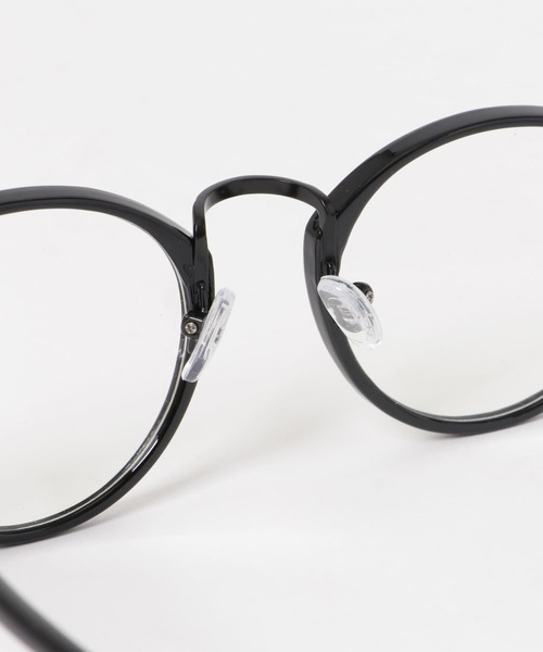 KBF（ケイビーエフ）の「クラシカルボストンフレームサングラス（メガネ・レディース・イエロー/クリア・ONE）」の11枚目の写真