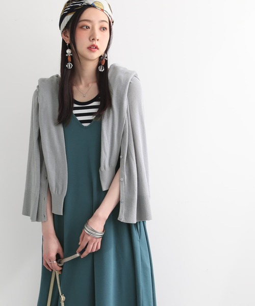 osharewalker（オシャレウォーカー）の「【廃盤】『深Vネックフレアジャンパースカート』（ジャンパースカート・レディース・カーキ/ブルーグリーン/ブラック・FREE）」の22枚目の写真