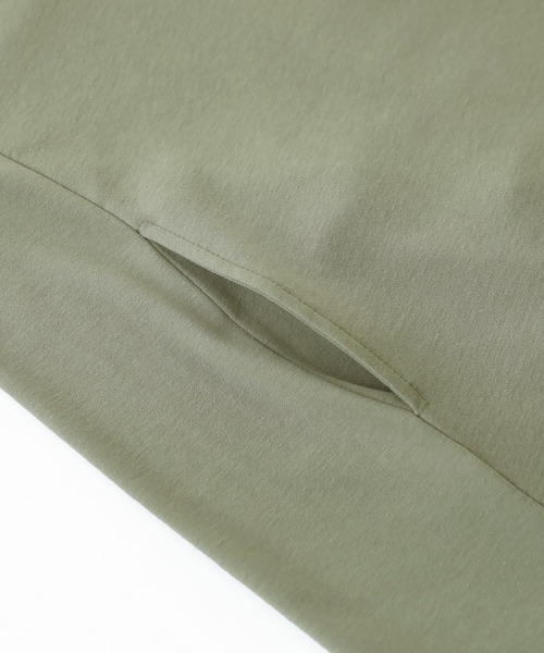 osharewalker（オシャレウォーカー）の「【廃盤】『深Vネックフレアジャンパースカート』（ジャンパースカート・レディース・カーキ/ブルーグリーン/ブラック・FREE）」の8枚目の写真