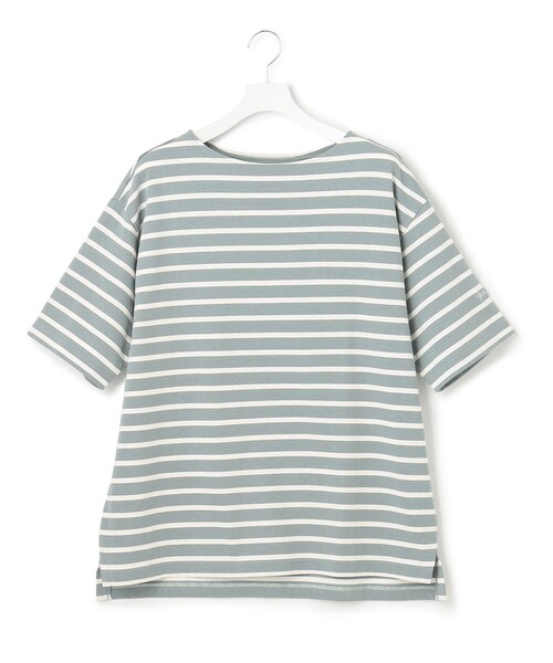 J.PRESS YORK STREET(ジェイプレスヨークストリート)の「【UNISEX】天竺ボーダーTシャツ(Tシャツ/カットソー・メンズ・ベージュ系1/ネイビー系1/ダルブルー系1・SMALL/MEDIUM/LARGE)」の7枚目の写真