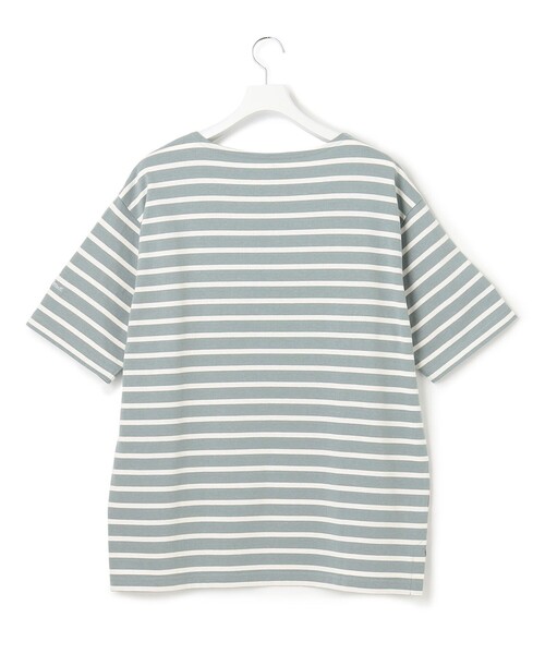 J.PRESS YORK STREET(ジェイプレスヨークストリート)の「【UNISEX】天竺ボーダーTシャツ(Tシャツ/カットソー・メンズ・ベージュ系1/ネイビー系1/ダルブルー系1・SMALL/MEDIUM/LARGE)」の8枚目の写真