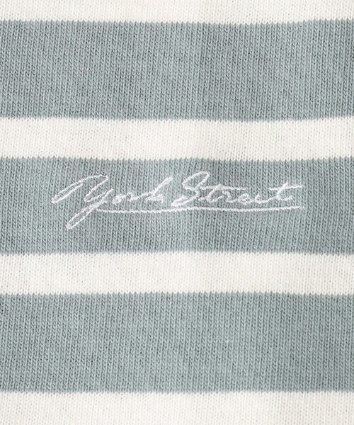 J.PRESS YORK STREET(ジェイプレスヨークストリート)の「【UNISEX】天竺ボーダーTシャツ(Tシャツ/カットソー・メンズ・ベージュ系1/ネイビー系1/ダルブルー系1・SMALL/MEDIUM/LARGE)」の11枚目の写真