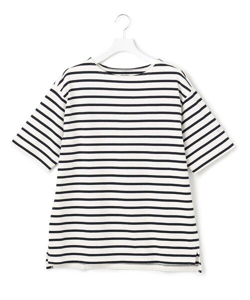 J.PRESS YORK STREET(ジェイプレスヨークストリート)の「【UNISEX】天竺ボーダーTシャツ(Tシャツ/カットソー・メンズ・ベージュ系1/ネイビー系1/ダルブルー系1・SMALL/MEDIUM/LARGE)」の14枚目の写真