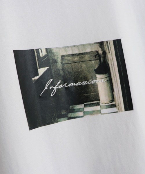 Confirm（コンファーム）の「フェードフォトプリントルーズTシャツ【Confirm】（Tシャツ/カットソー・メンズ・ナチュラル/モカ/ホワイト・L/M）」の7枚目の写真