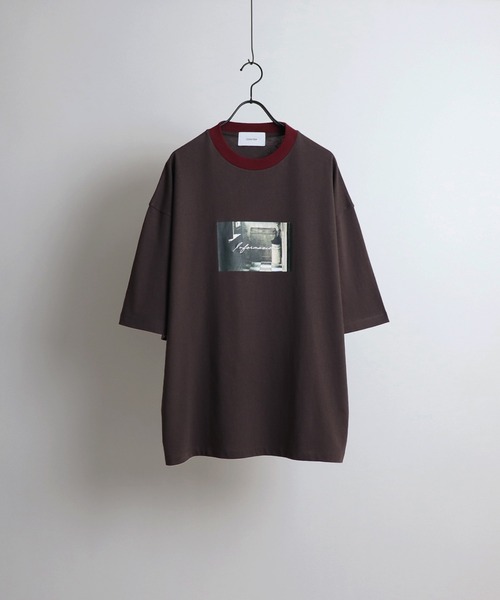 Confirm（コンファーム）の「フェードフォトプリントルーズTシャツ【Confirm】（Tシャツ/カットソー・メンズ・ナチュラル/モカ/ホワイト・L/M）」の5枚目の写真