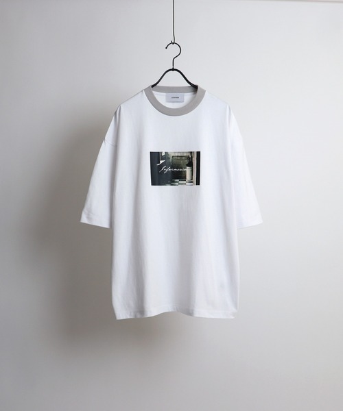 Confirm（コンファーム）の「フェードフォトプリントルーズTシャツ【Confirm】（Tシャツ/カットソー・メンズ・ナチュラル/モカ/ホワイト・L/M）」の10枚目の写真