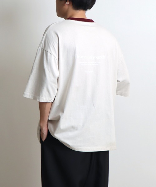 Confirm（コンファーム）の「フェードフォトプリントルーズTシャツ【Confirm】（Tシャツ/カットソー・メンズ・ナチュラル/モカ/ホワイト・L/M）」の16枚目の写真