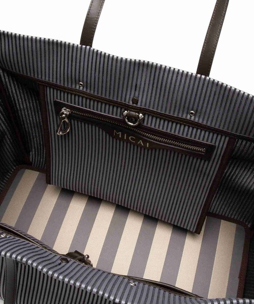 TOFF&LOADSTONE（トフアンドロードストーン）の「アークシェル・トート（L）（トートバッグ・レディース・ブラウン・FREE）」の5枚目の写真