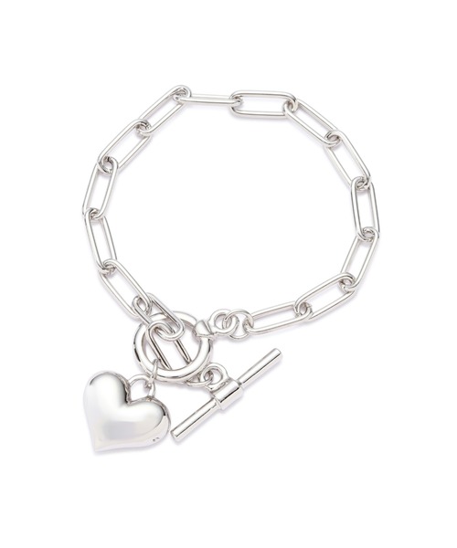 N.（N. Natural Beauty Basic）（エヌエヌナチュラルビューティーベーシック）の「ハートモチーフブレスレット（ネックレス・レディース・シルバー/ゴールド・FREE）」の8枚目の写真