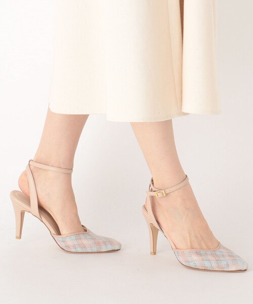 ESPERANZA(エスペランサ)の「柄チュールミュールストラップパンプス(パンプス・レディース・ベージュ系8/イエロー系8/ブラック系8・LL/S/M/L)」の13枚目の写真
