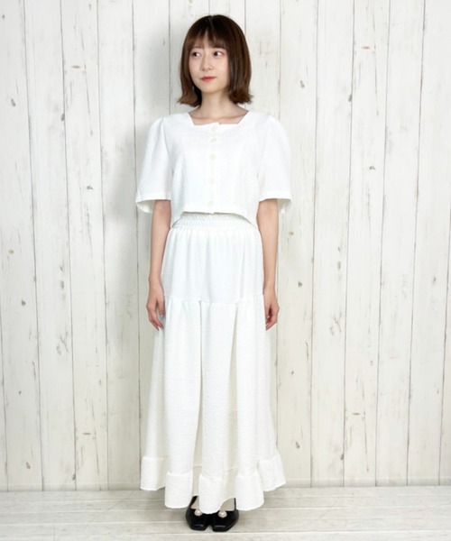 Clice de Paris(クリシェドゥパリス)の「K/シンプルセットアップ(セットアップ・レディース・ブラック/ホワイト・ONESIZE)」の5枚目の写真