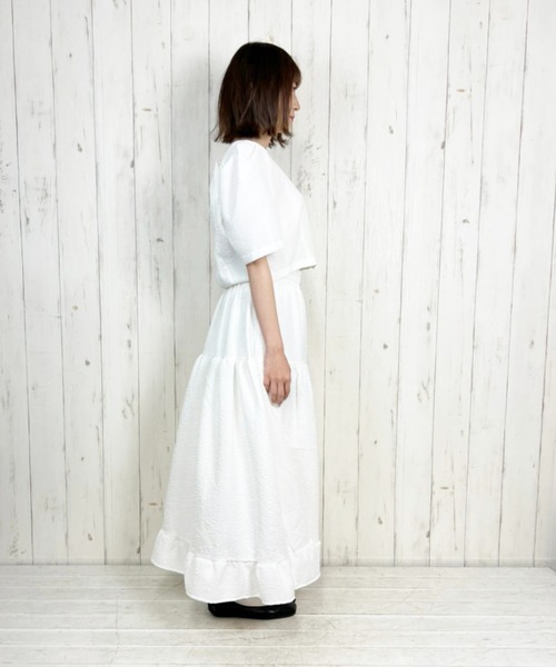 Clice de Paris(クリシェドゥパリス)の「K/シンプルセットアップ(セットアップ・レディース・ブラック/ホワイト・ONESIZE)」の6枚目の写真