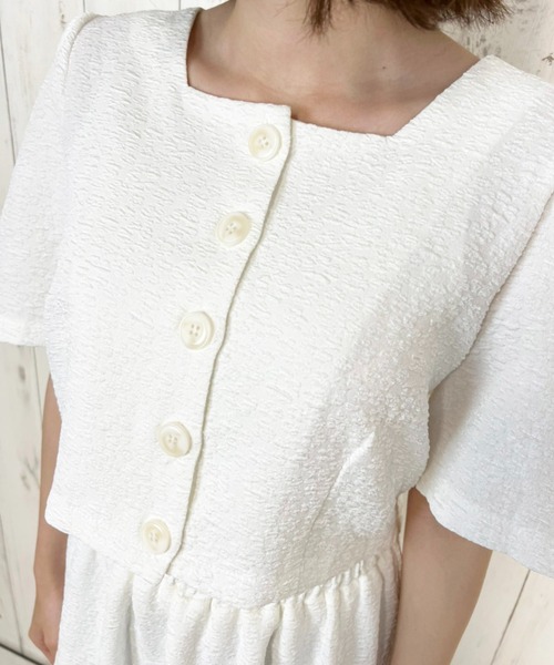 Clice de Paris(クリシェドゥパリス)の「K/シンプルセットアップ(セットアップ・レディース・ブラック/ホワイト・ONESIZE)」の10枚目の写真