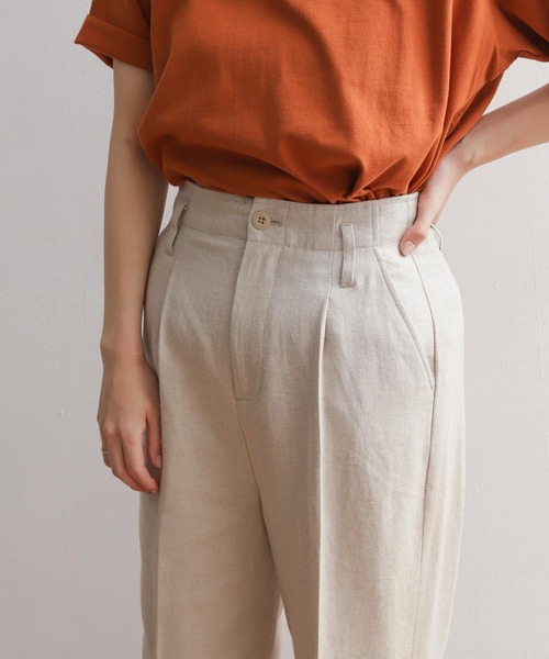 URBAN RESEARCH DOORS（アーバンリサーチドアーズ）の「コットンリネントラウザー（その他パンツ・レディース・ナチュラル/ネイビー・MEDIUM/SMALL）」の11枚目の写真