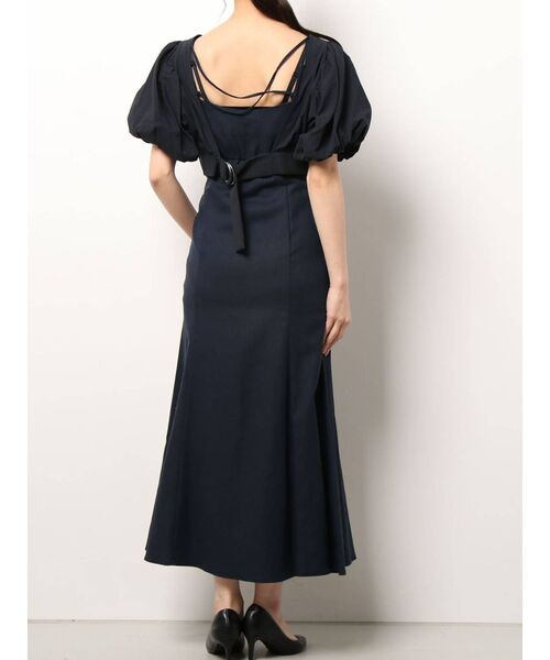 MERCURYDUO（マーキュリーデュオ）の「クロップドブラウスセットマーメイドワンピース（ワンピース・レディース・ベージュ/ネイビー/アイボリー・SMALL/MEDIUM）」の18枚目の写真