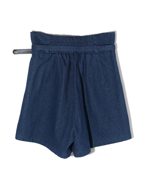 abc une face(アーベーセーアンフェイス)の「ハイウエストショートパンツ(デニムパンツ・レディース・ダークブルー・FREE)」の9枚目の写真