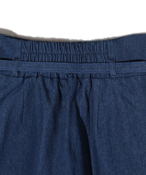 abc une face(アーベーセーアンフェイス)の「ハイウエストショートパンツ(デニムパンツ・レディース・ダークブルー・FREE)」の8枚目の写真