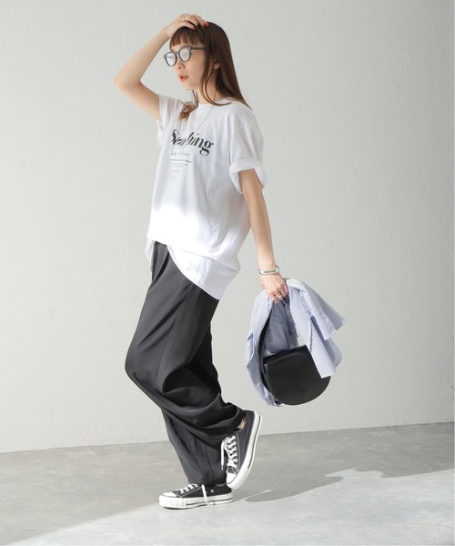 JOURNAL STANDARD（ジャーナルスタンダード）の「クリアツイルコクーンパンツ（その他パンツ・レディース・ブラック/ブラウン系その他・38/36）」の15枚目の写真