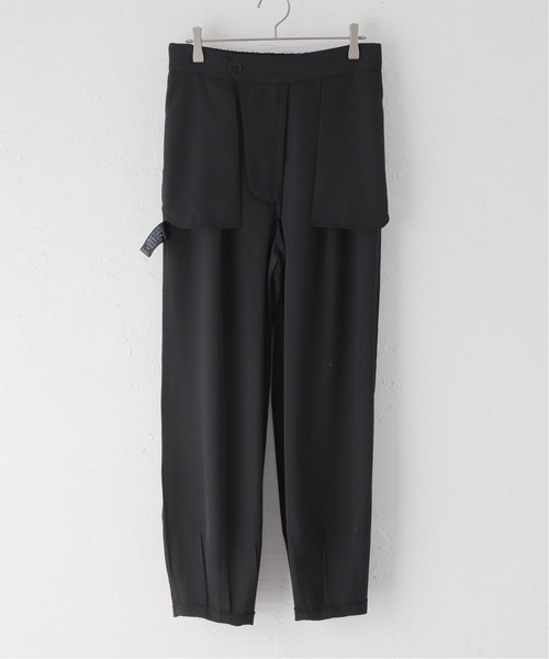 JOURNAL STANDARD（ジャーナルスタンダード）の「クリアツイルコクーンパンツ（その他パンツ・レディース・ブラック/ブラウン系その他・38/36）」の4枚目の写真