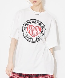 X-girl | HEART LOGO S/S TEE/ハートロゴ　Tシャツ(Tシャツ/カットソー)