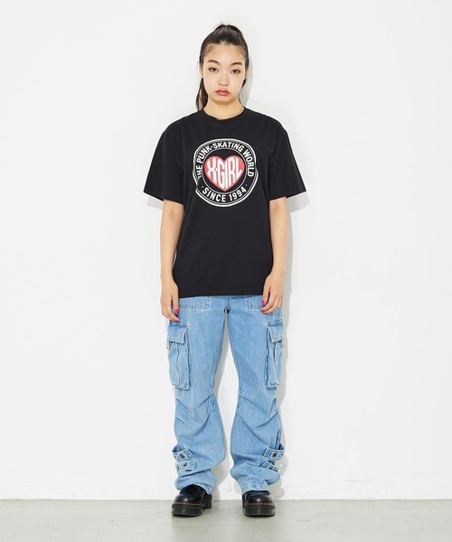X-girl（エックスガール）の「HEART LOGO S/S TEE/ハートロゴ T