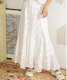 ROSE BUD | レースゴアードスカート(スカート)