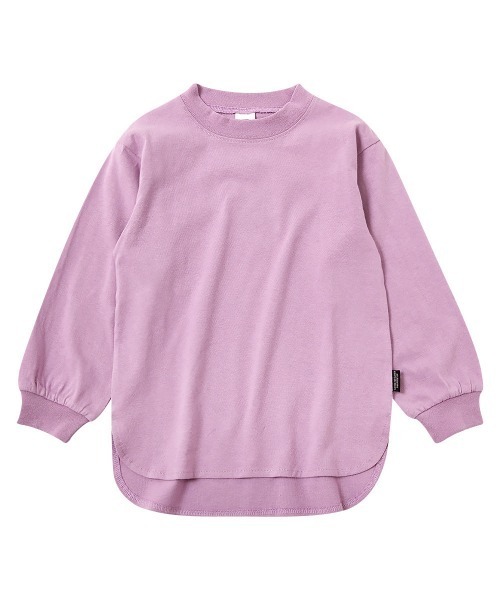 devirock（デビロック）の「無地 ヘビーウェイト ロング丈 長袖Tシャツ（Tシャツ/カットソー・キッズ・オフホワイト/スミクロ/ピンクベージュ/ブラウン系その他/パープル系その他/ブルー系その他/グリーン/オレンジ系2/グリーン系2/ピンク系その他2・160cm/110cm/120cm/140cm/80ｃｍ/90cm/150cm/100cm/130cm）」の18枚目の写真