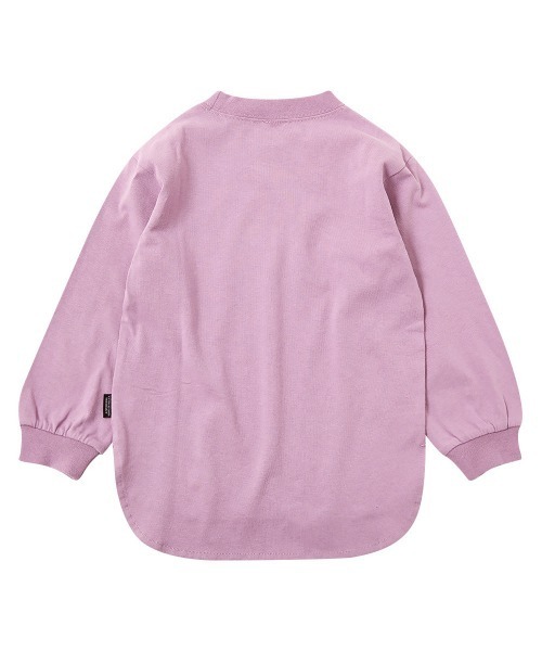 devirock（デビロック）の「無地 ヘビーウェイト ロング丈 長袖Tシャツ（Tシャツ/カットソー・キッズ・オフホワイト/スミクロ/ピンクベージュ/ブラウン系その他/パープル系その他/ブルー系その他/グリーン/オレンジ系2/グリーン系2/ピンク系その他2・160cm/110cm/120cm/140cm/80ｃｍ/90cm/150cm/100cm/130cm）」の19枚目の写真