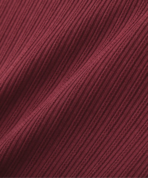 PROPORTION BODY DRESSING(プロポーションボディドレッシング)の「ギャザースリーブリブテレコ / 1212260802(Tシャツ/カットソー・レディース・ブラック/ボルドー/ブラウン・MEDIUM/SMALL)」の16枚目の写真