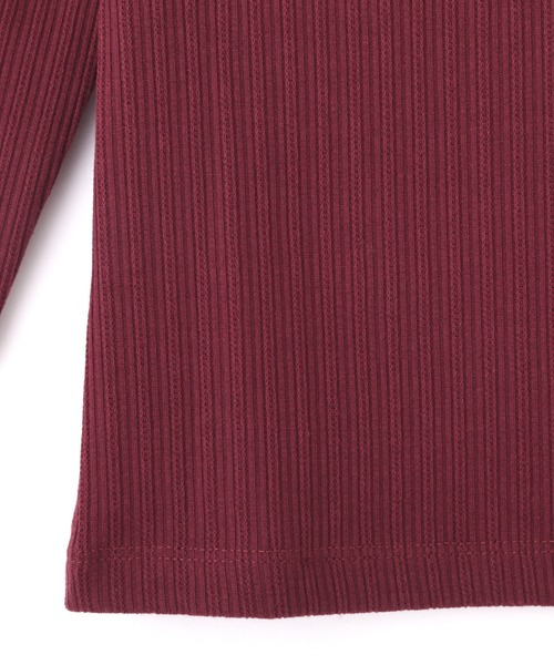 PROPORTION BODY DRESSING(プロポーションボディドレッシング)の「ギャザースリーブリブテレコ / 1212260802(Tシャツ/カットソー・レディース・ブラック/ボルドー/ブラウン・MEDIUM/SMALL)」の18枚目の写真