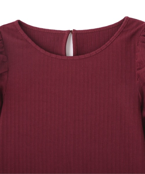 PROPORTION BODY DRESSING(プロポーションボディドレッシング)の「ギャザースリーブリブテレコ / 1212260802(Tシャツ/カットソー・レディース・ブラック/ボルドー/ブラウン・MEDIUM/SMALL)」の21枚目の写真