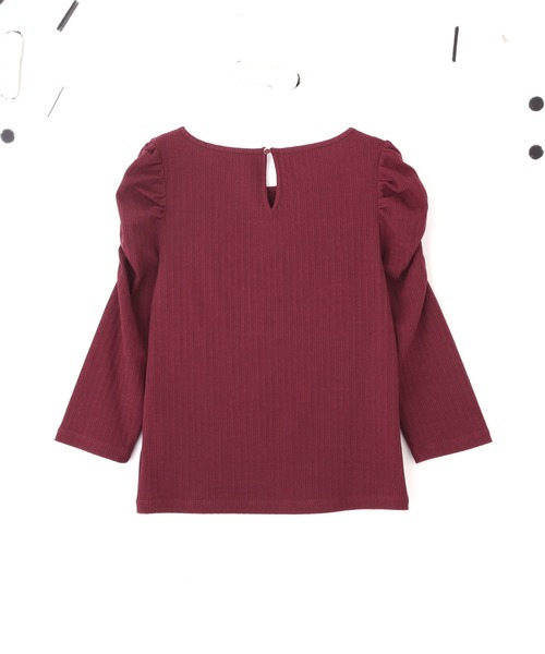 PROPORTION BODY DRESSING(プロポーションボディドレッシング)の「ギャザースリーブリブテレコ / 1212260802(Tシャツ/カットソー・レディース・ブラック/ボルドー/ブラウン・MEDIUM/SMALL)」の22枚目の写真