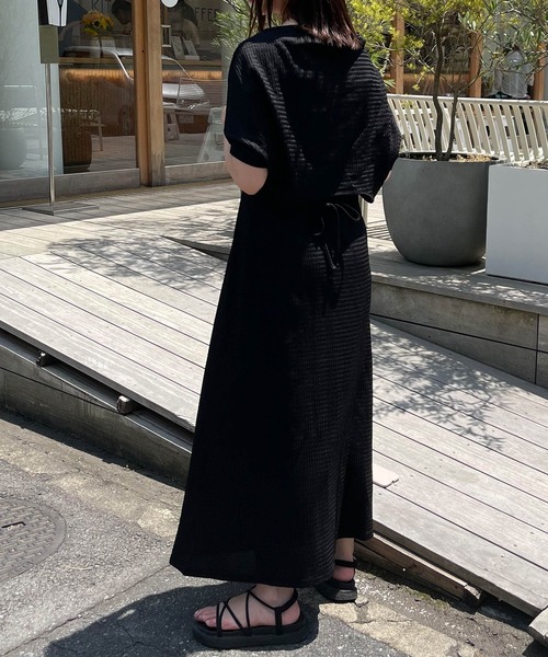 ADIRA(アディラ)の「ショートボレロキャミワンピセット(ワンピース・レディース・ブラック/イエロー・MEDIUM)」の11枚目の写真